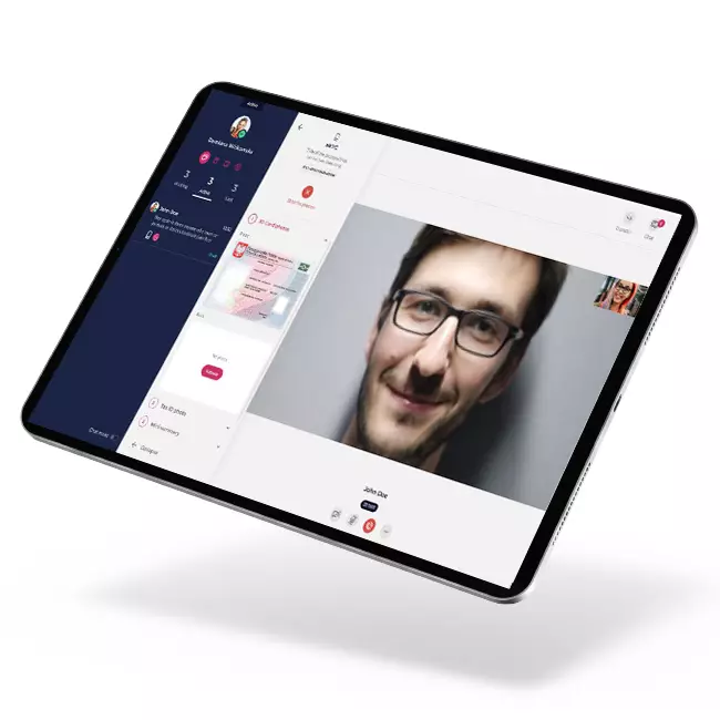 Customer onboarding demonstration in Livebank24